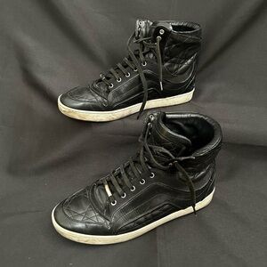 Dior Black Quilted High-Top Sneakers